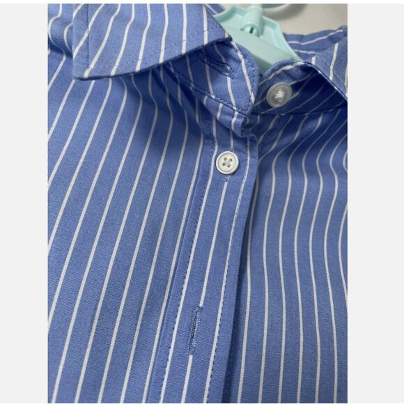 Banana Republic Women Shirt Blue Size 2 - Picture 4 of 9